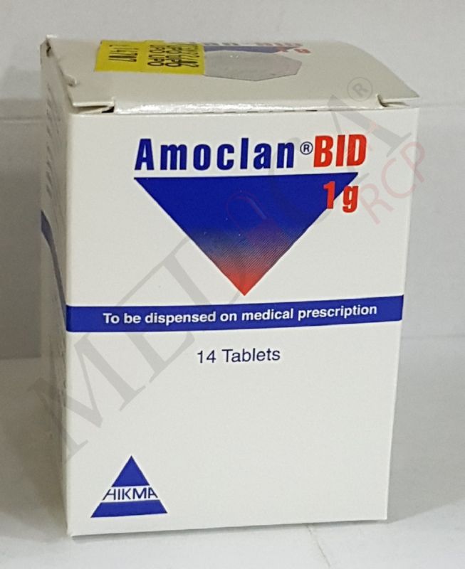 Amoclan BID Tablets 1g